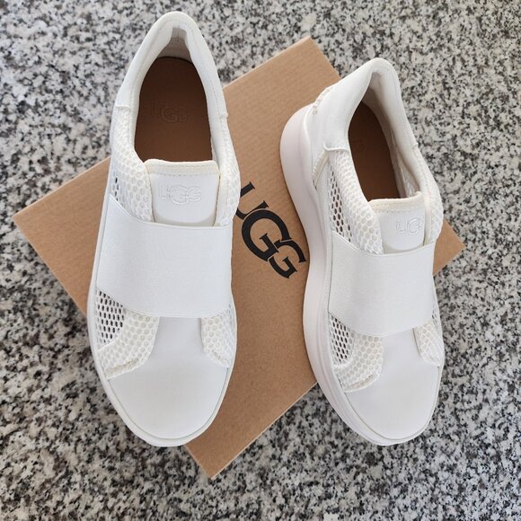 UGG Shoes - UGG Libu Lite White Sneakers – Light, Sporty & Summer-Ready 👟☀️ (#547)